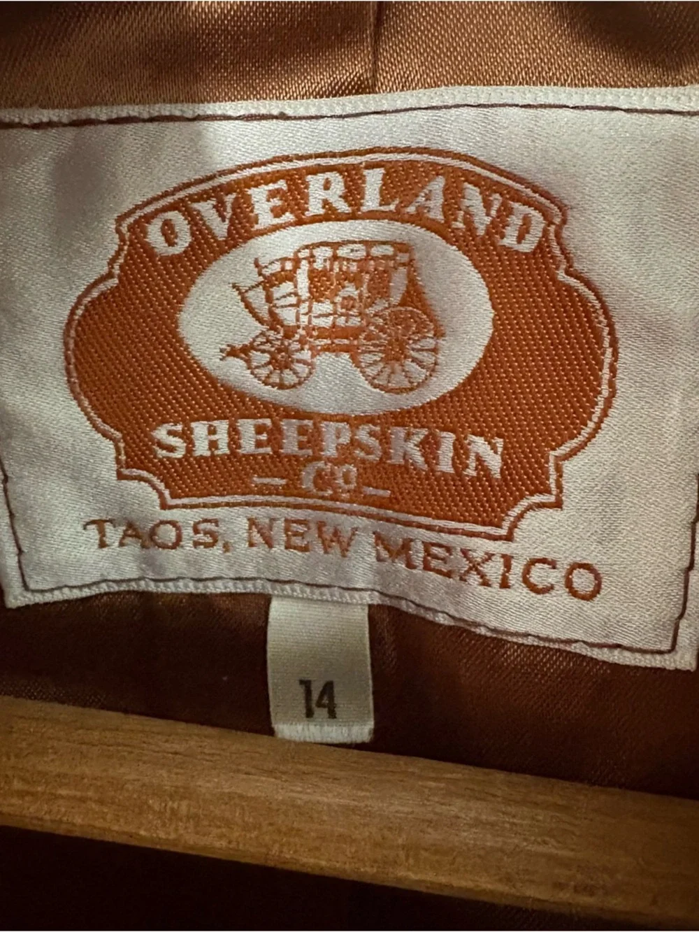 Overland Sheepskin Co Vintage 70s Red Burgundy Leather Suede Open Front Jacket - Picture 15 of 15